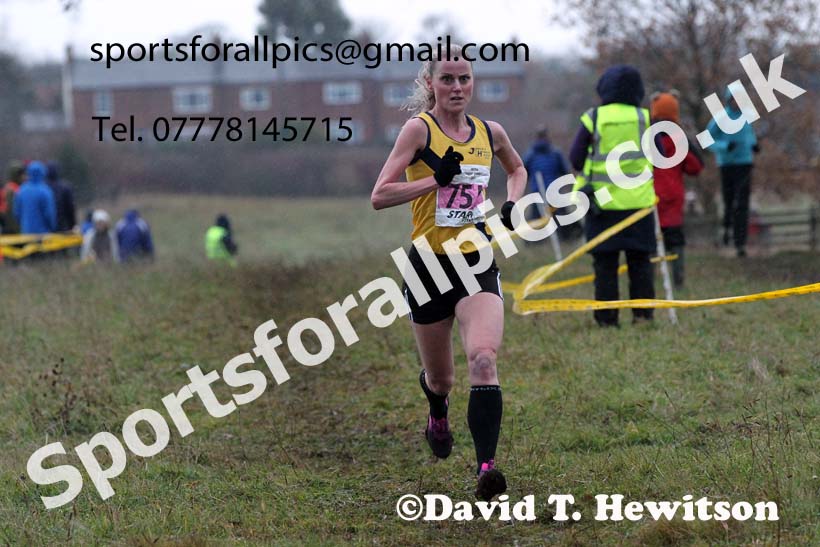 Senior women, 2021 North Eastern Cross Country Championships, Sedgefield. Photo: David T. Hewitson/Sports for All Pics